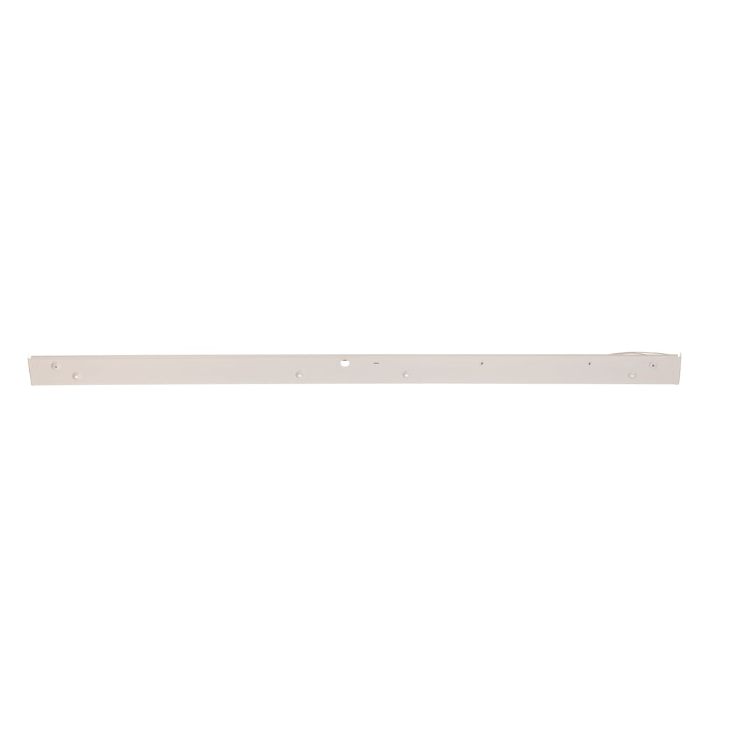 Vegglampe Straight L hvit 122 cm med varmt hvitt lys