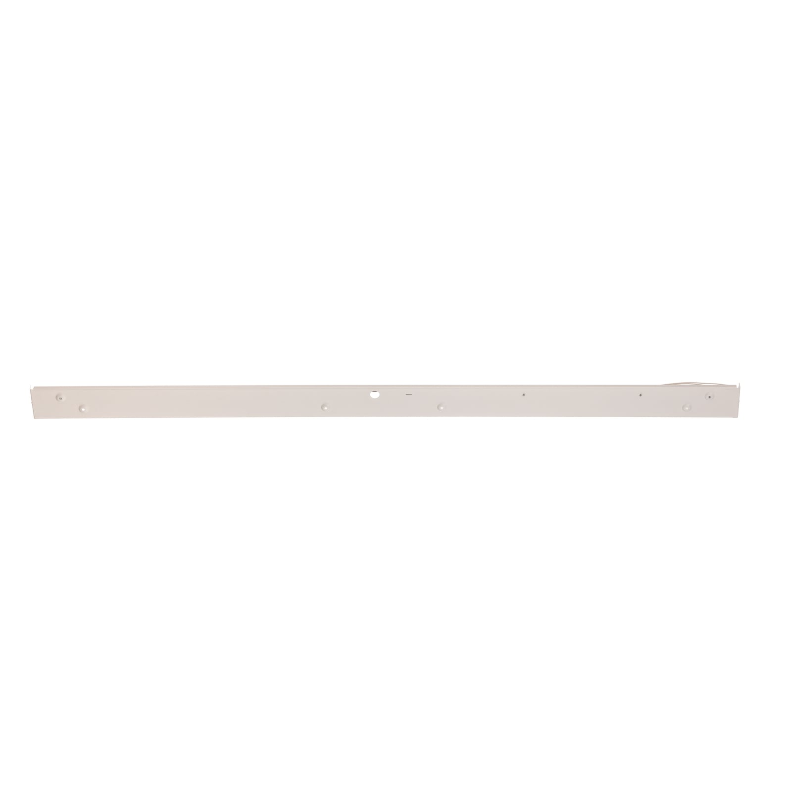 Vegglampe Straight L hvit 122 cm med varmt hvitt lys