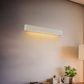 Vegglampe Straight S LED 62 cm hvit forfra