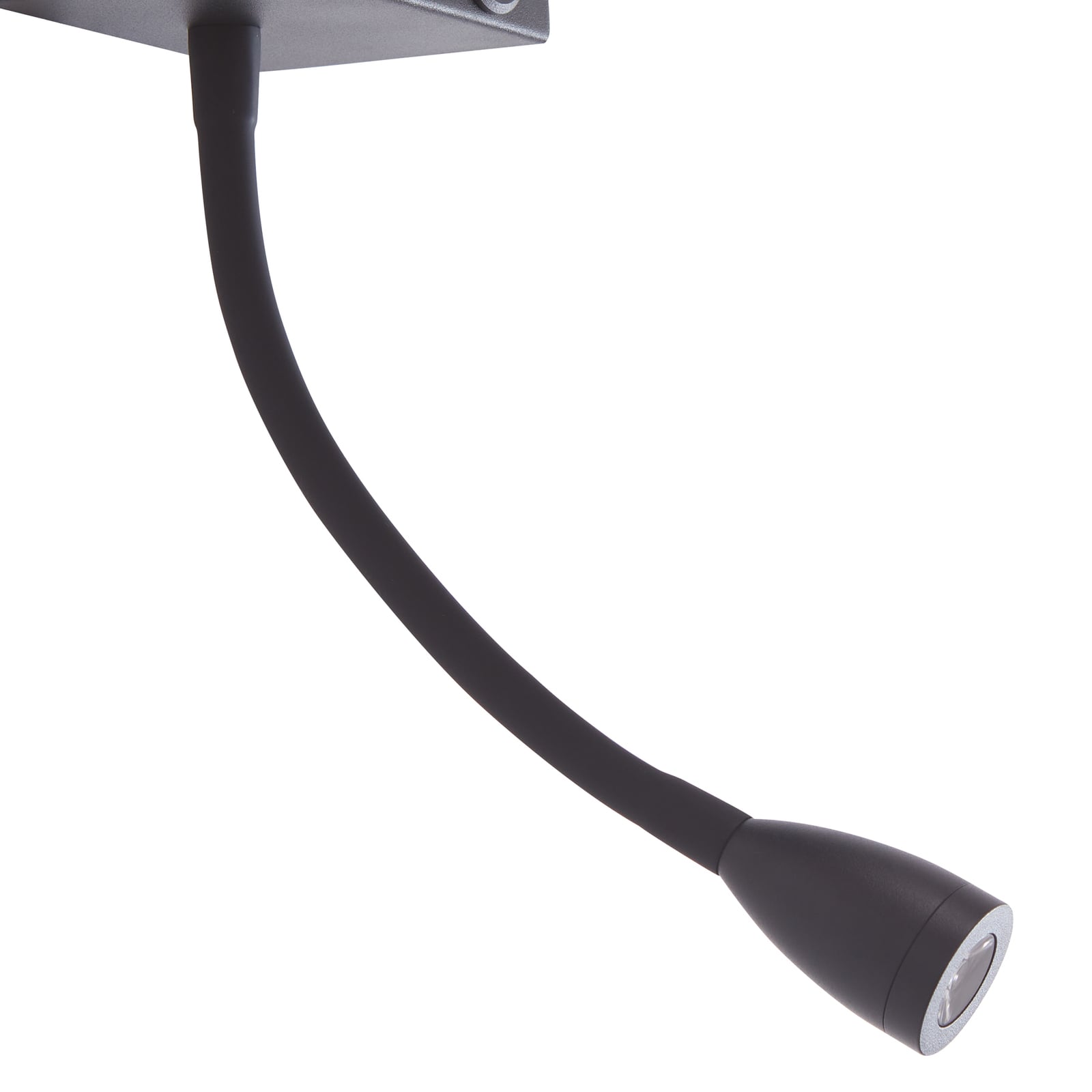 USB-inngang på Vegglampe Thorid svart detalj