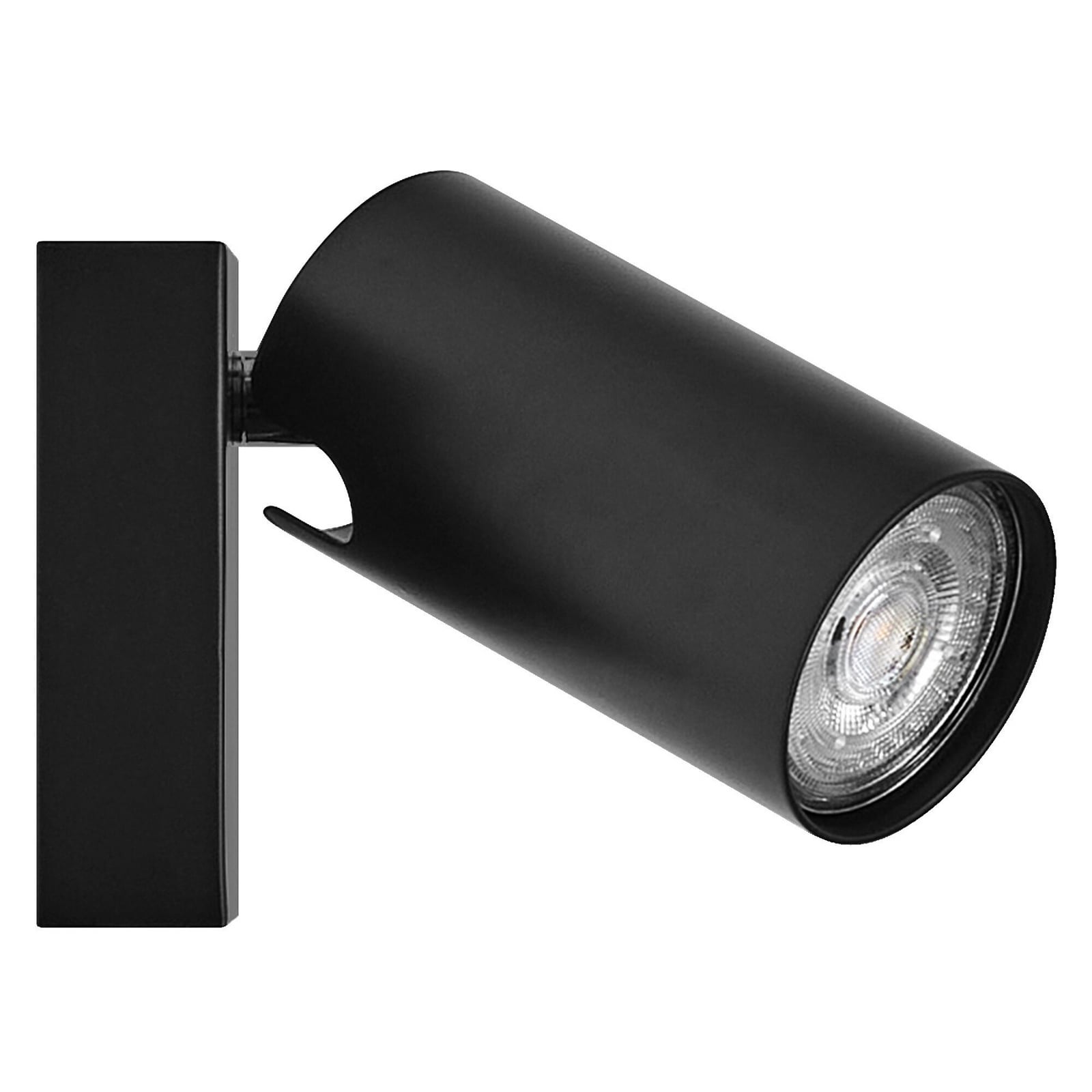 Veggspot OCTAGON svart dimbar GU10 LED 2700K nærbilde