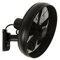 Veggvifte Breeze svart Ø41 cm med fjernkontroll forfra