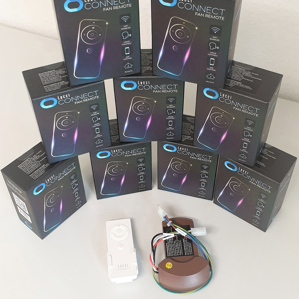 WiFi-fjernkontroll Lucci Connect for takvifte sender