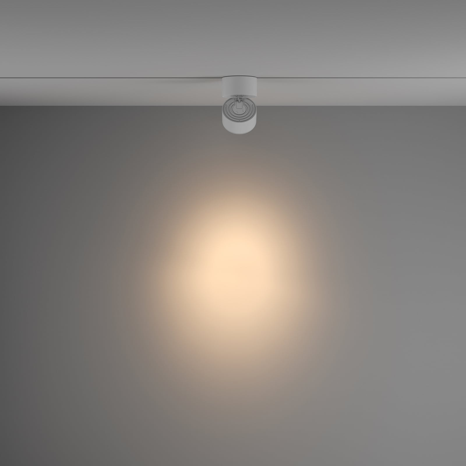 Yin LED-spot for skinnesystem dimbar hvit 15W 3000K Maytoni detalj