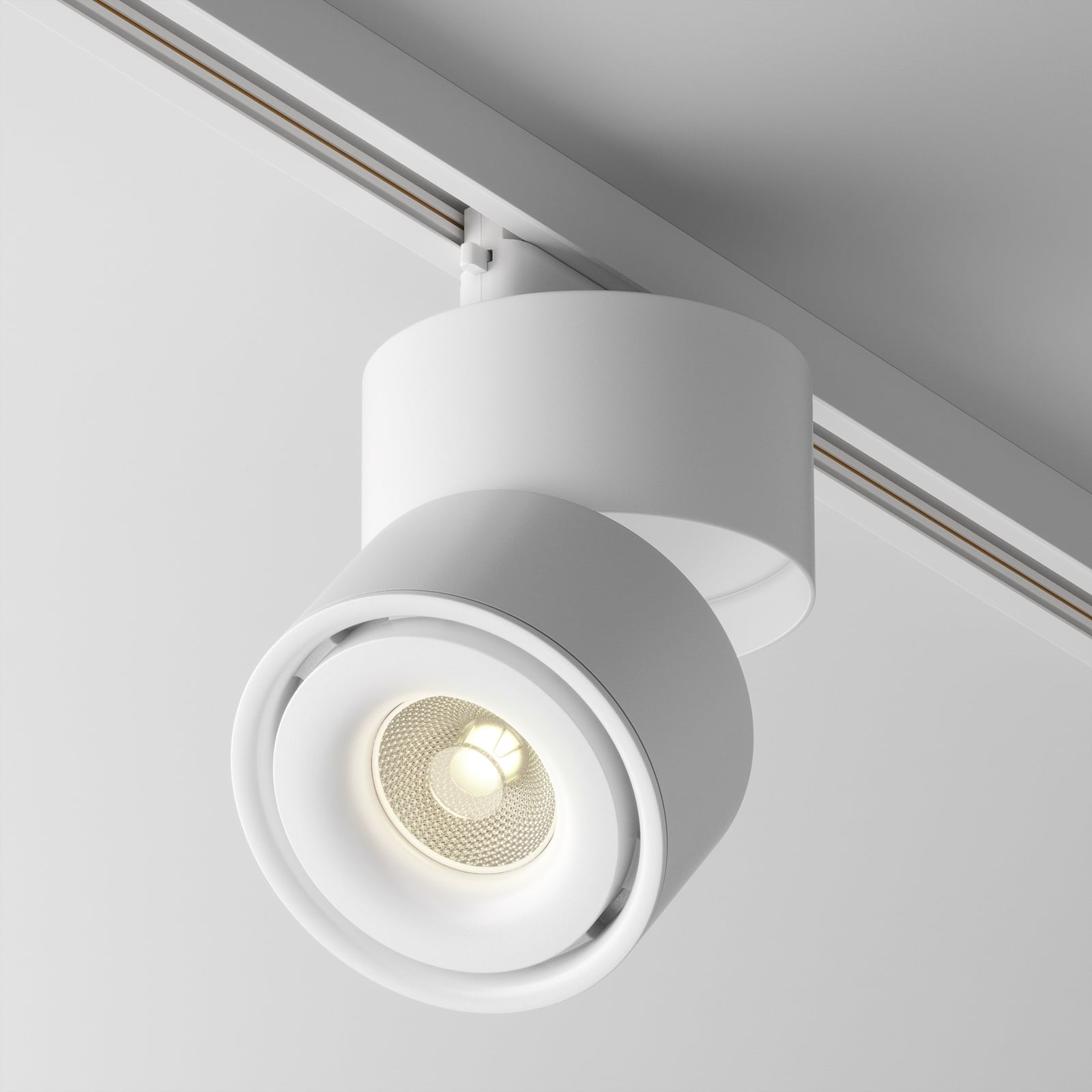 Yin LED-spot for skinnesystem dimbar hvit 15W 3000K Maytoni nærbilde