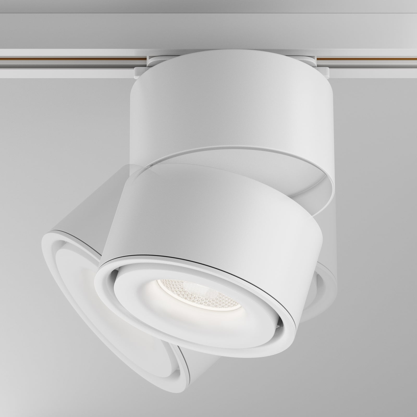 Yin LED-spot montert i skinnesystem