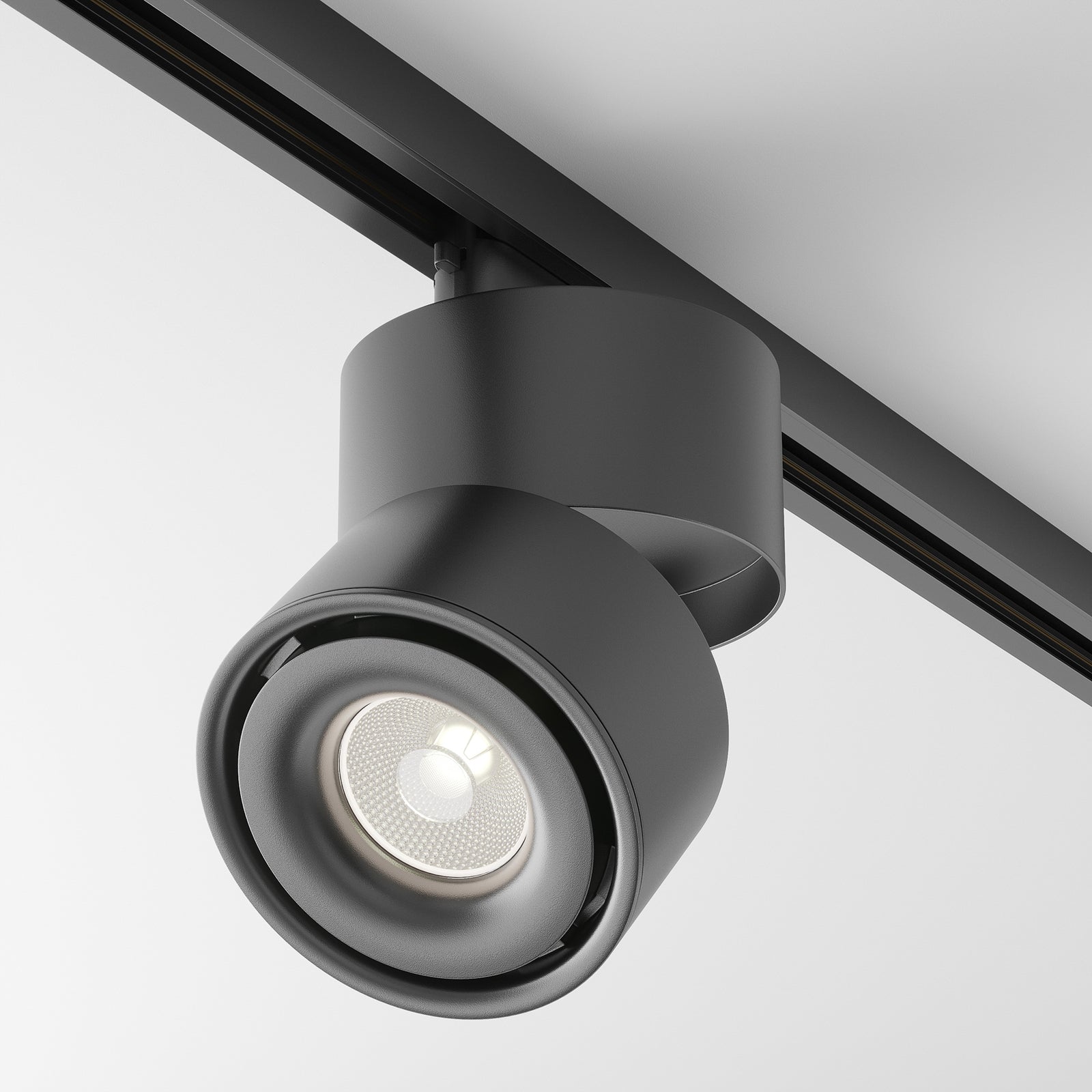 Yin LED-spot for skinnesystem dimbar svart 15W 4000K nærbilde