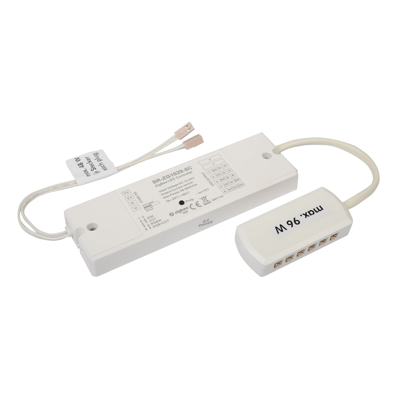 ZigBee dimmekontroller 24V maks 96W LED hvit - Hera for smart lysstyring